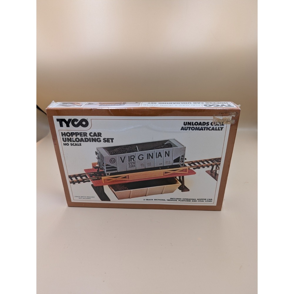 Rare Sealed Tyco HO Train Hopper Car Unloading Set NO. 862 In Original Box